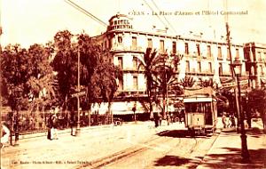 PA c- 009- Place d'Armes- trams et autobus